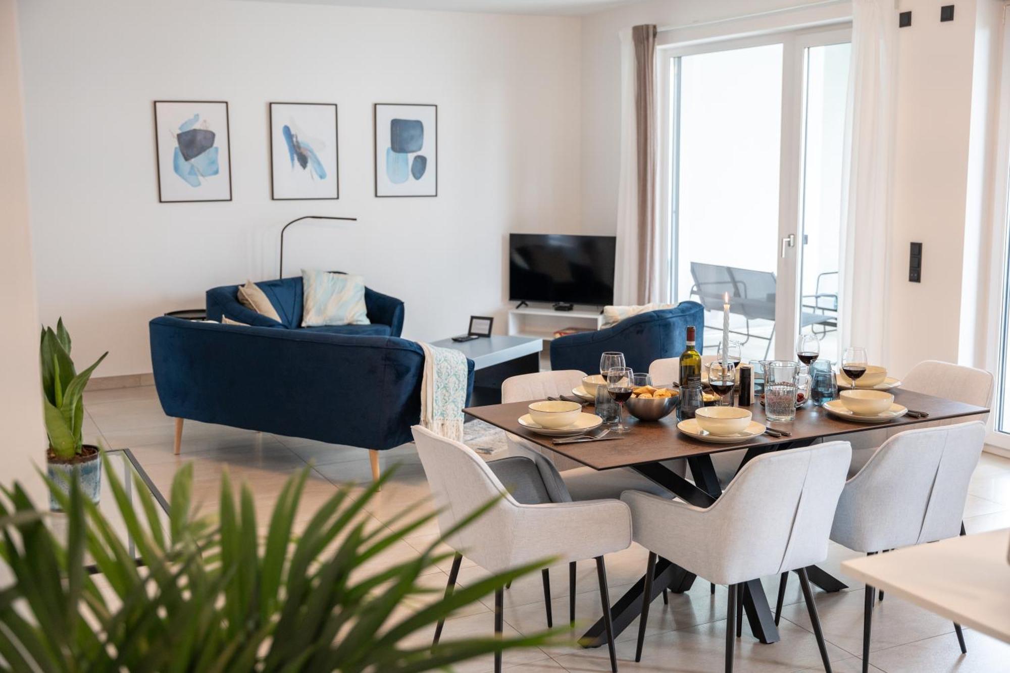 Ferienwohnung Zentral - Fuer 6 - 2X Frei Parken - Terrasse Gießen Exterior foto